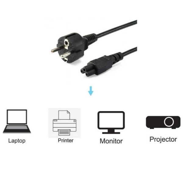 Power Cable Schuko Straight/ Iec 60 - immagine 2