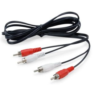 2X Rca Male To Male Stereo Audio Ca