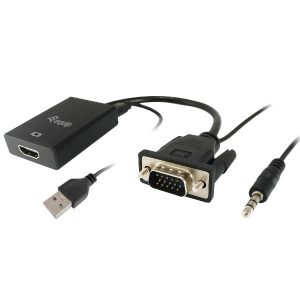 VGA To HDMI Adapter With Audio Bla