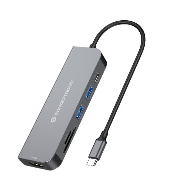 Adattatore Hub USB-C 3.1 6 In 1 - immagine 2