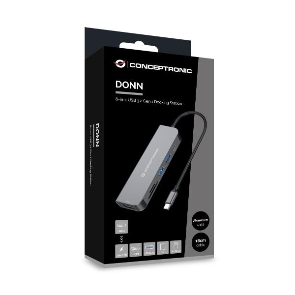 Adattatore Hub USB-C 3.1 6 In 1 - immagine 4