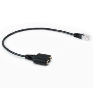 Rj9 To 3.5Mm Headset Audio Adapter