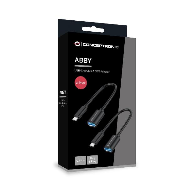 USB-C To USB-A Otg Adapter 2-Pack - immagine 3