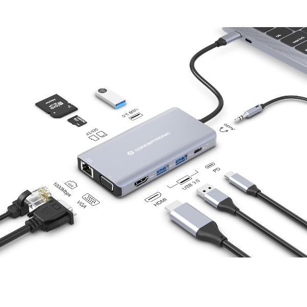 10-In-1 USB 3.2 Gen 1 Docking St. - immagine 5