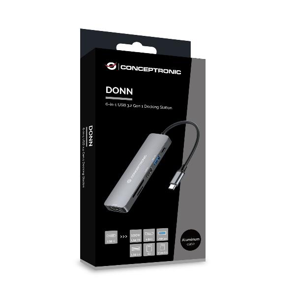 6-In-1 USB 3.2 Gen 1 Docking Stat. - immagine 5