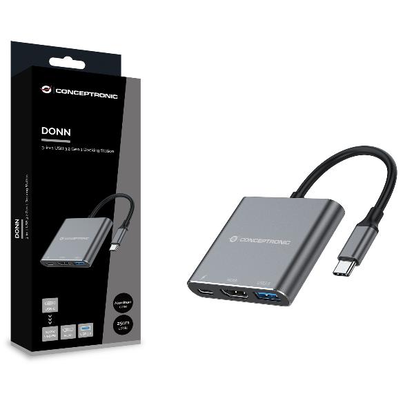 3-In-1 USB 3.2 Gen 1 Docking Stat. - immagine 2