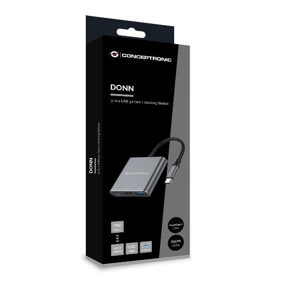 3-In-1 USB 3.2 Gen 1 Docking Stat. - immagine 7