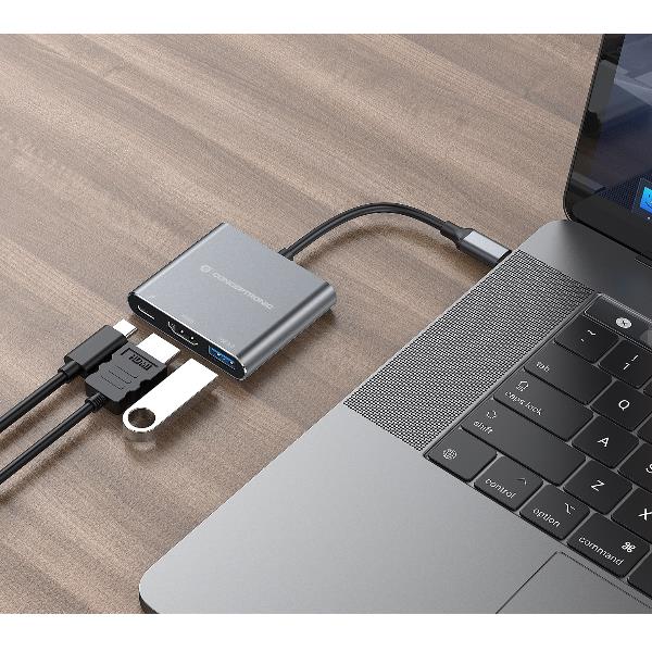 3-In-1 USB 3.2 Gen 1 Docking Stat. - immagine 5