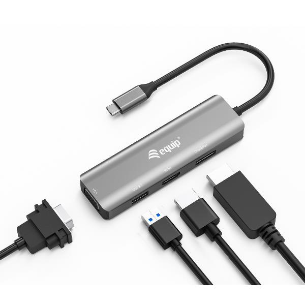 USB-C To HDMI/Displayport/VGA /USB - immagine 3