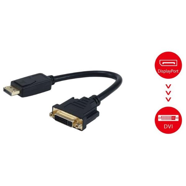 Displayport To DVI-I (24+5) Adapter - immagine 4