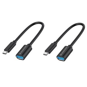 USB-C To USB-A Otg Adapter 2-Pack