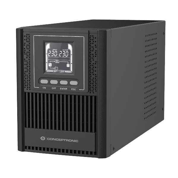 1000Va 900W Online Tower UPS Schuko - immagine 3