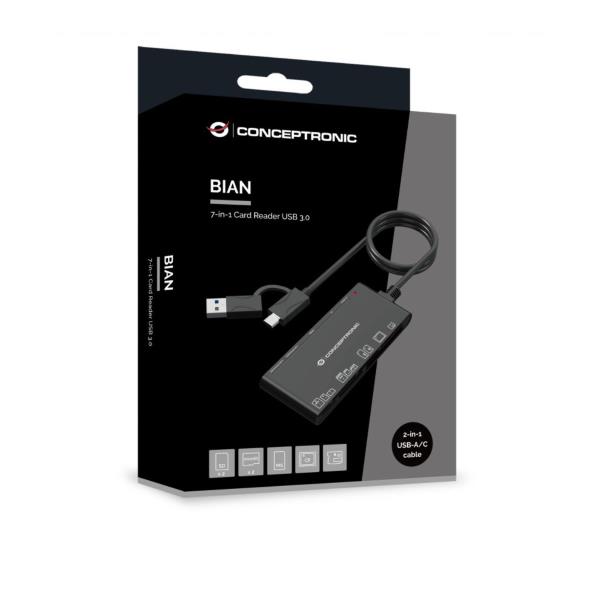 3-In-1 Card Reader USB 3.2 Gen 2 C - immagine 3