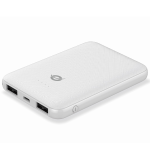 Mini Power Bank 5000Mah 5V Bianco