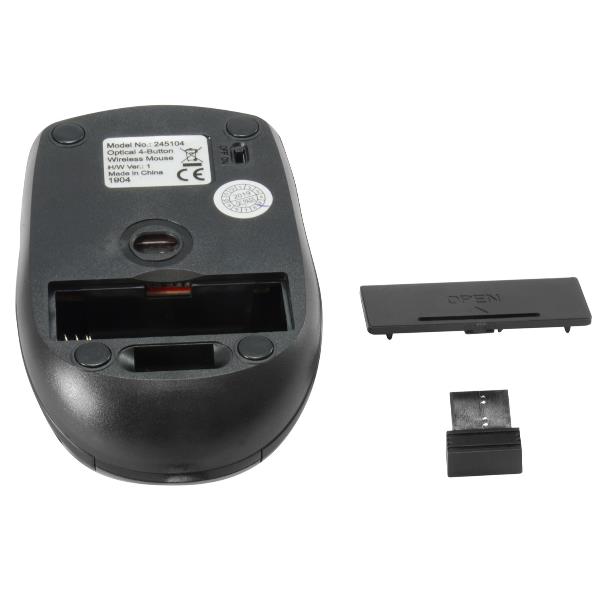 Optical Wireless 4-Button Travel Mo - immagine 4