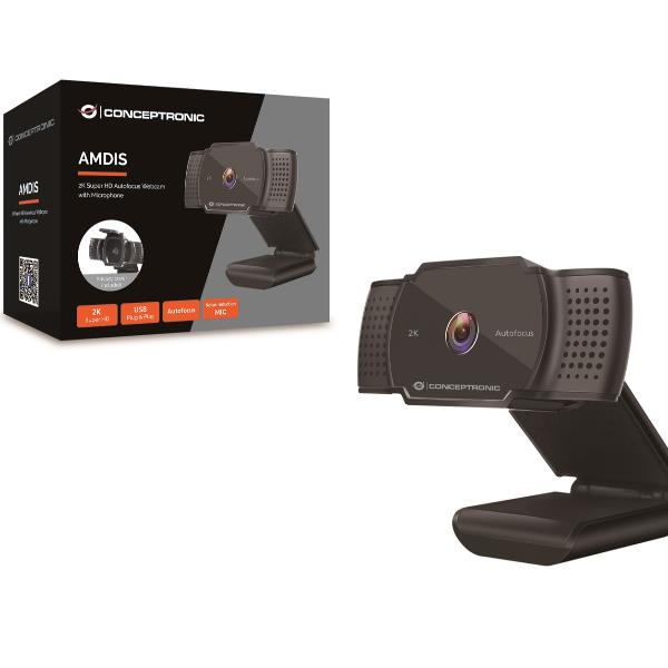 Web Camera Hd Conceptronic 1080P 2K - immagine 3