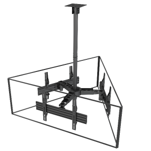 Staffa Soffitto 32/65 3 Schermi