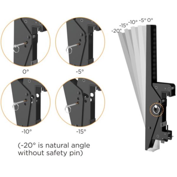 45 -50 Triple Screen Ceiling Mount - immagine 7