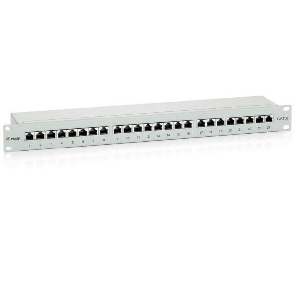 24-Ports Cat.6 Shielded Patch Panel - immagine 2