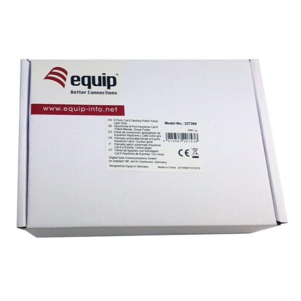 Cat.6 Patch Panel 8-Port Desktop - immagine 2