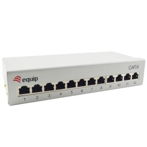 Cat.6 Patch Panel 12-Port Desktop