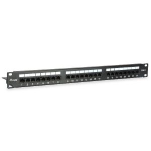 Cat.6 Patch Panel 24-Port 19 Inch 1