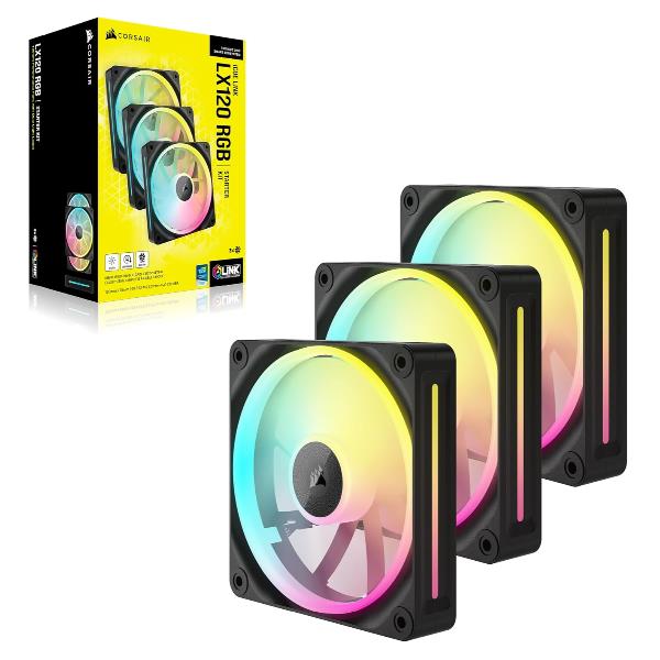 Icue Link Lx120 RGB Triple Fan Kit - immagine 3