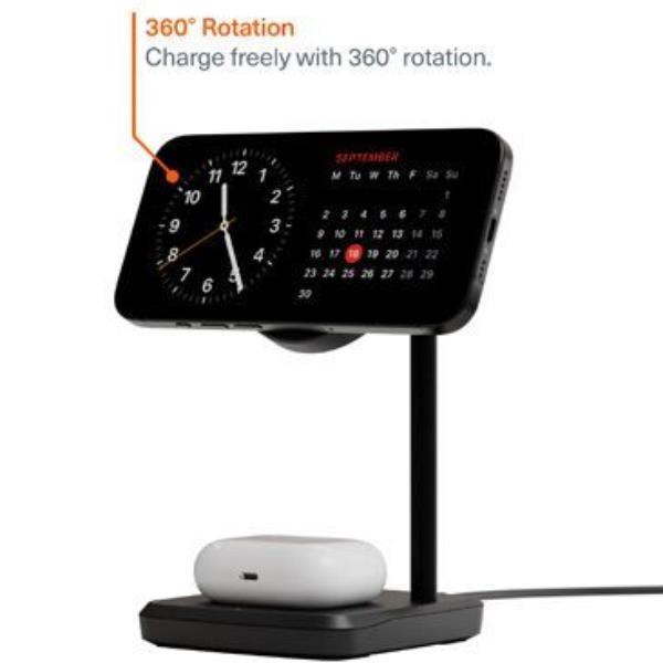 Qi2 2In1 Chargebase - Nero - immagine 2