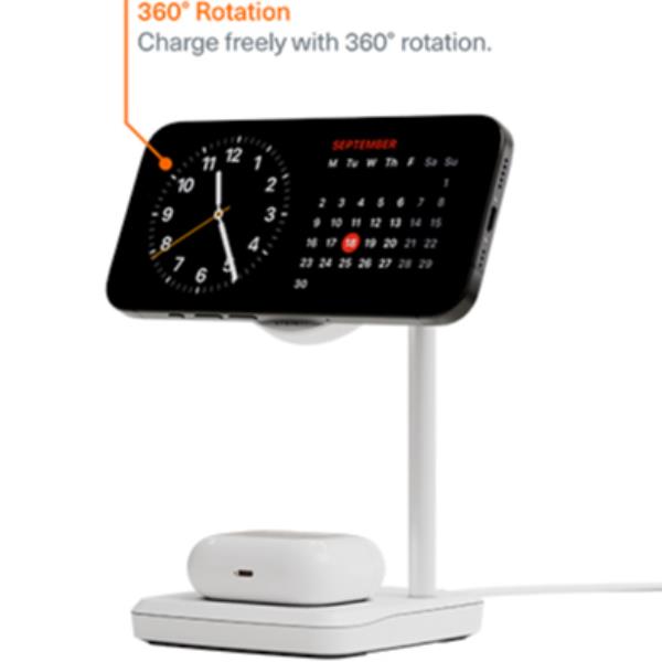 Qi2 2In1 Chargebase - Bianco