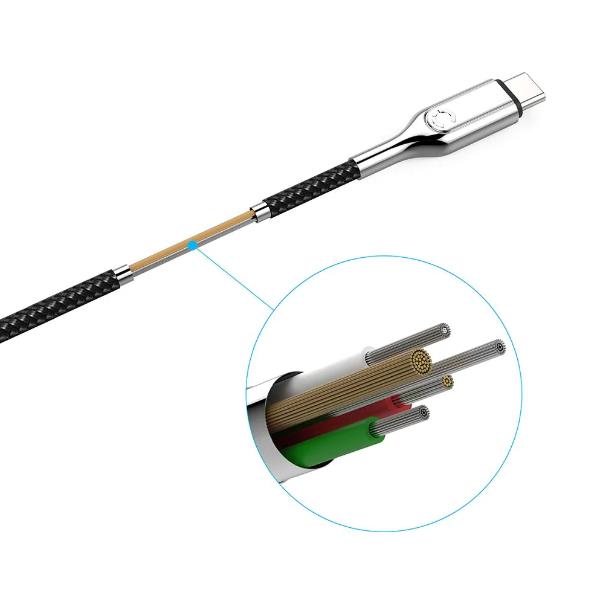 Armoured Cavo USB-C 1M- Nero - immagine 3