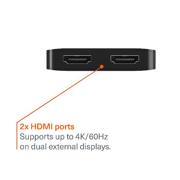 2In1 USB-C To Dual HDMI Hub - immagine 5