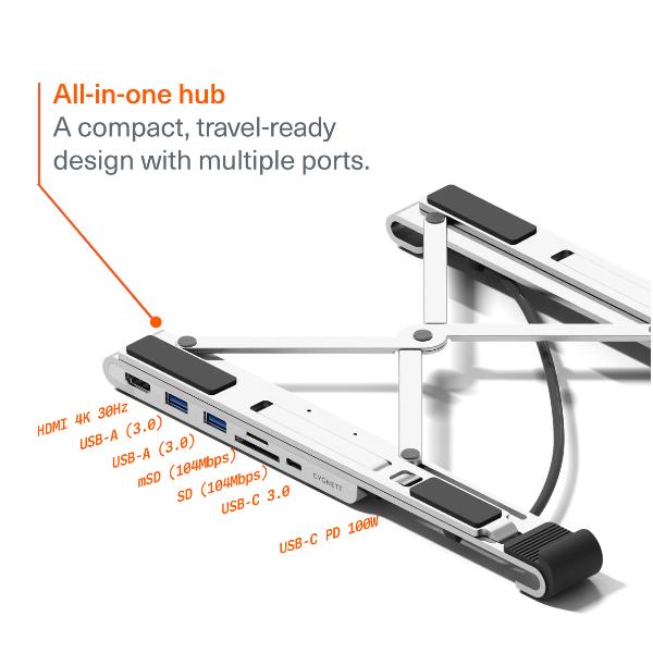 Unite 7In1 Hub With Folding Laptop - immagine 5