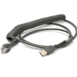 Cable USB, Type A,Pot,Coiled,2,4M
