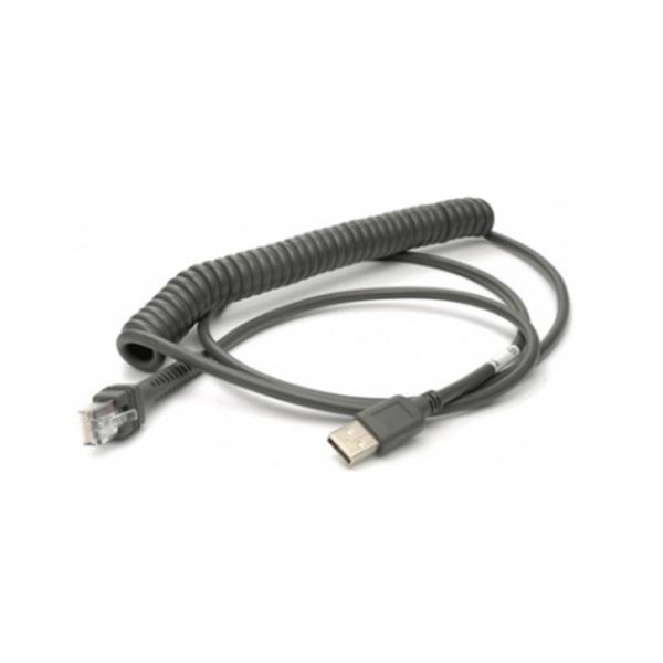 Cable/USB Type A/Tpuw/Coiled/2.4M - immagine 2