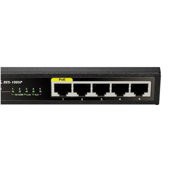 5-Port 10/100Mbps Fast Ethe Switch - immagine 2