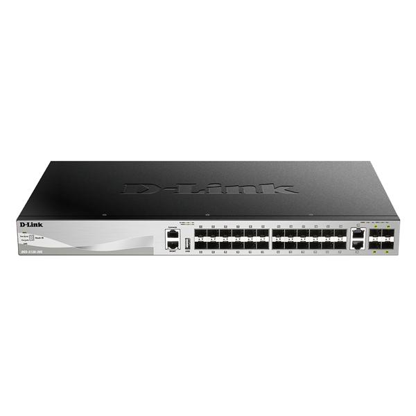 24 SFP Ports Layer 3 Stackable