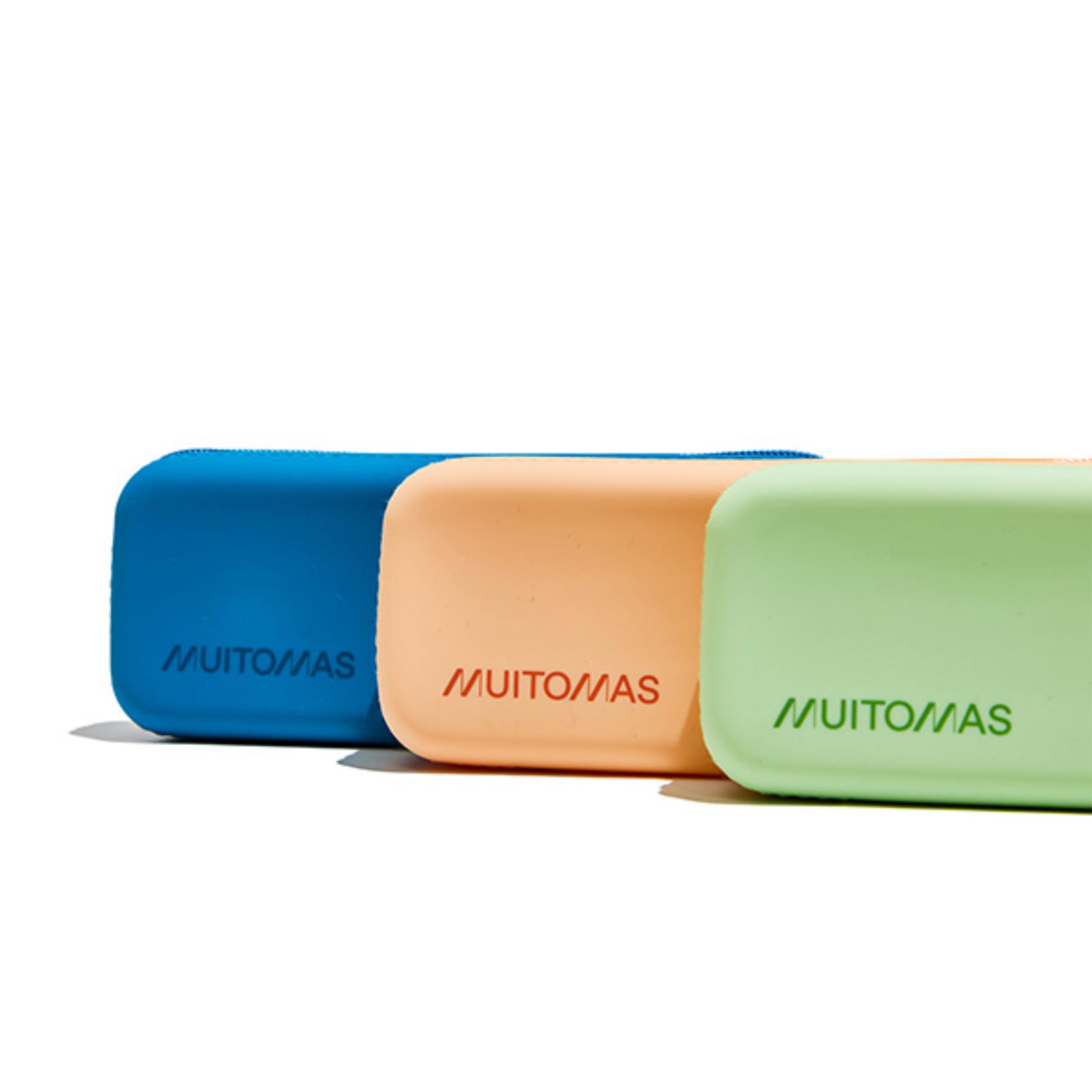 Muitomas Silicone Pencil Case Peach - immagine 2