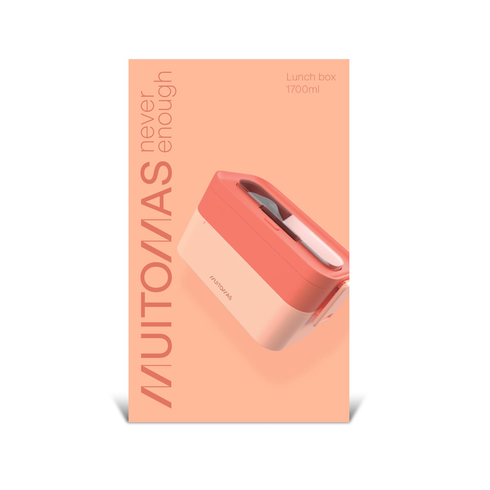 Muitomas Lunch Box Large Peach Fuzz - immagine 6