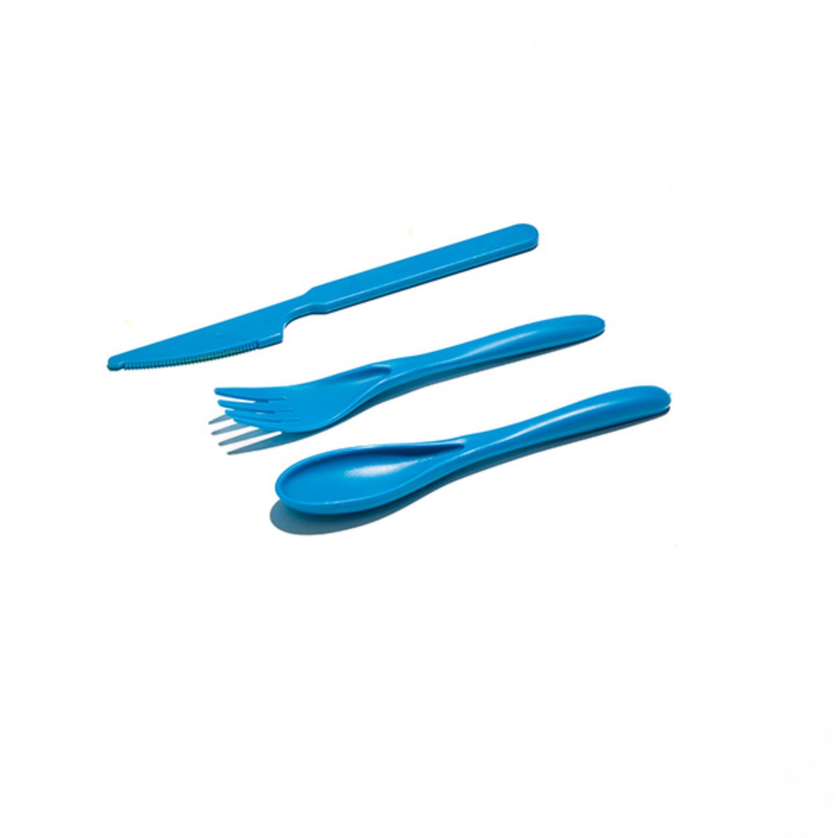 Muitomas Set 3Pcs Cutlery Blu - immagine 6