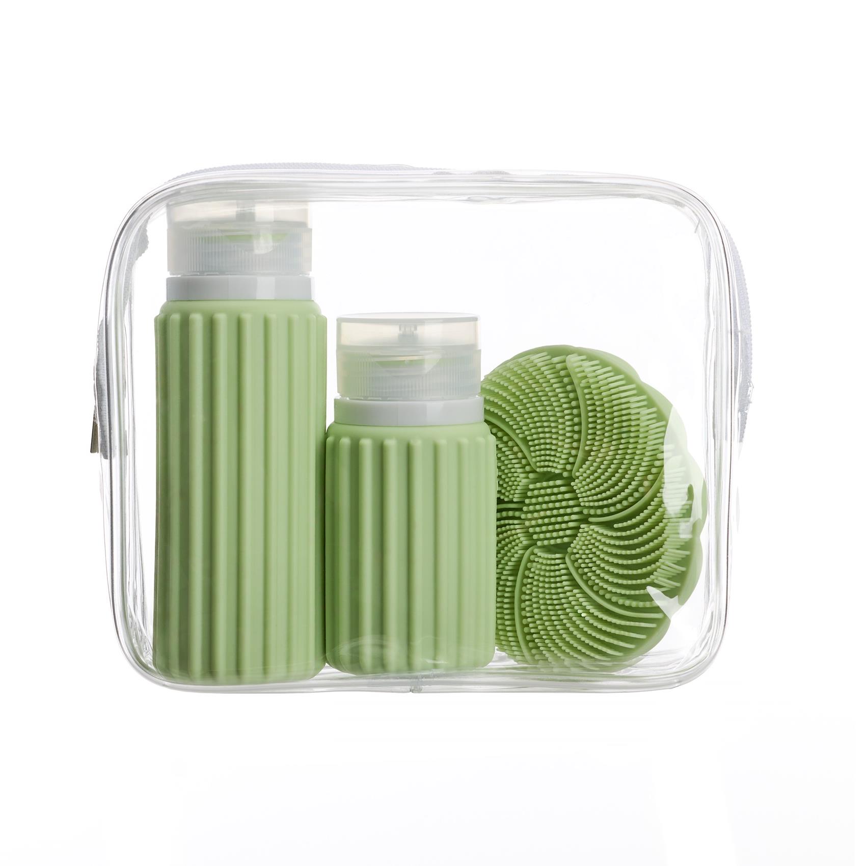 Muitomas Face Brush+2Travel Bott - immagine 8