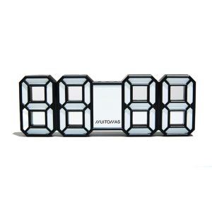 Muitomas Neon Digital Clock Bianco
