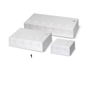 Scatola Keystone 6 Prese Bianca