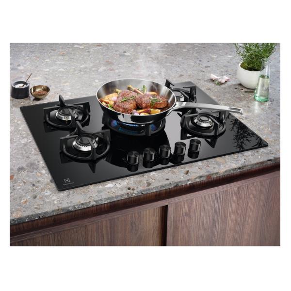 Piano Gas Egg75372K 75Cm 5F Nero - immagine 7