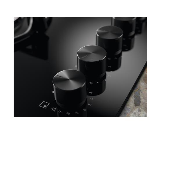 Piano Gas Egg75372K 75Cm 5F Nero - immagine 3