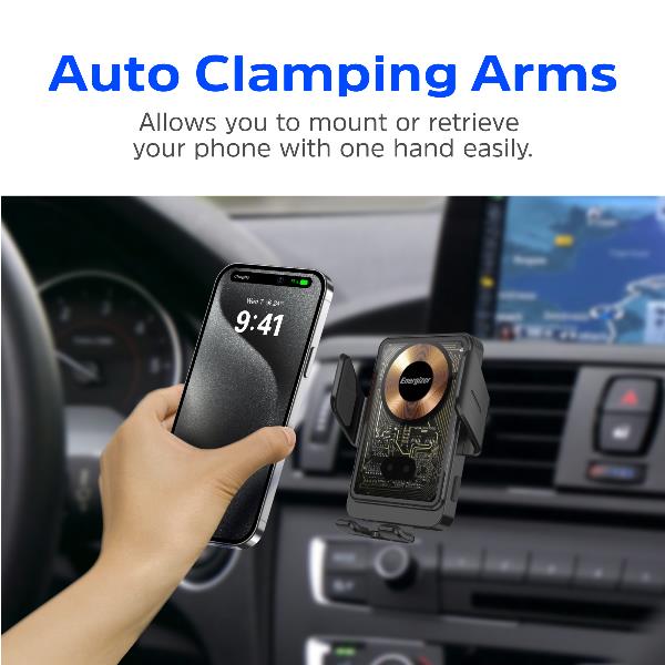 Wireless Car Charger Mag Auto Clamp - immagine 2