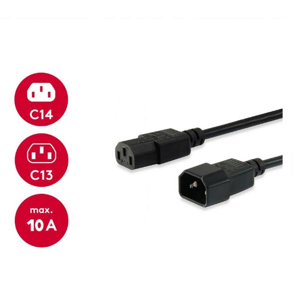 Cavo Alimentazione C13 To C14 1.8Mt - immagine 5