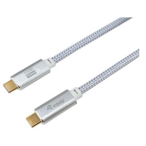 USB 3.2 Gen2 C To C Cable M/M Bianco