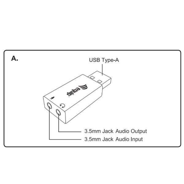 Adattatore Audio USB Vs Jack 3 5 X2 - immagine 7