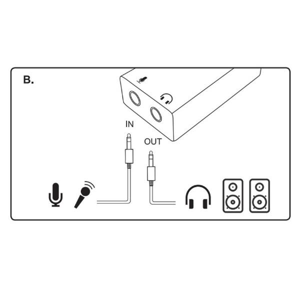 Adattatore Audio USB Vs Jack 3 5 X2 - immagine 5