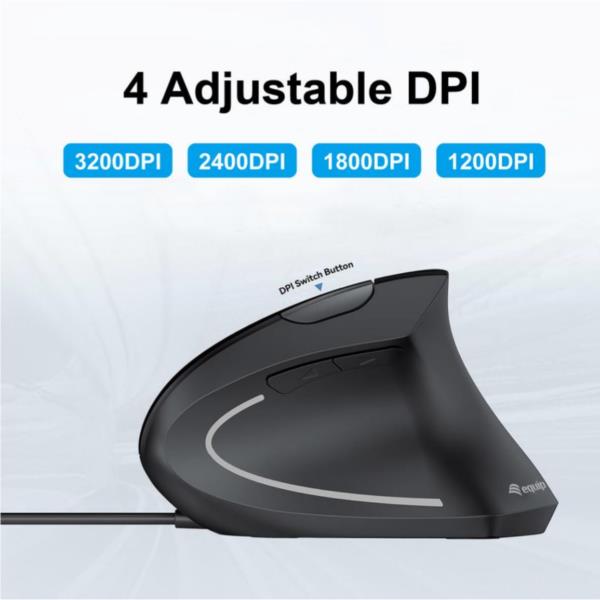Vertical Ergonomic Wired Mouse - immagine 4